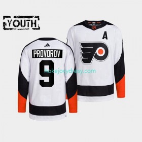 Dětské Hokejový Dres Philadelphia Flyers Ivan Provorov 9 Adidas 2022 Reverse Retro Bílý Authentic